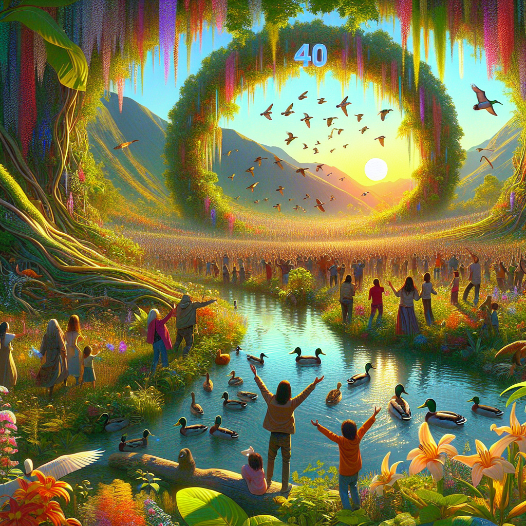 🎉 Célébrons les 40 ans de la Réserve Bagnas en 2023 avec joie et 🦆 biodiversité! 🌿