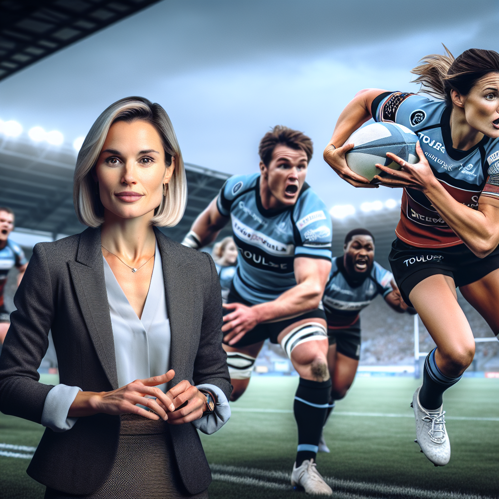 "🏉 Choc épique à la Champions Cup : Mary Patrux révèle les coulisses intenses de Toulouse vs. Cardiff !"