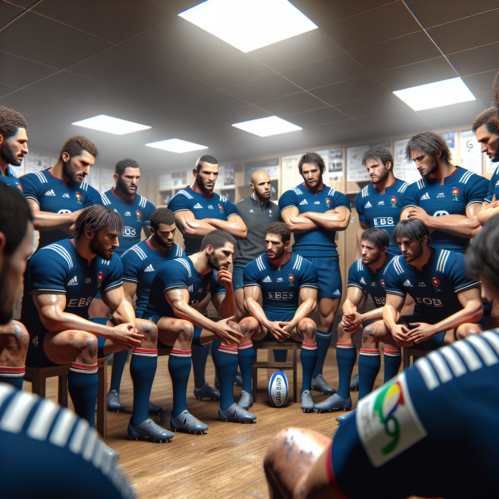 "🏉 6 Nations 2024 : Fabien Galthié et les 42 joueurs du XV de France - Excès ou efficacité ?"