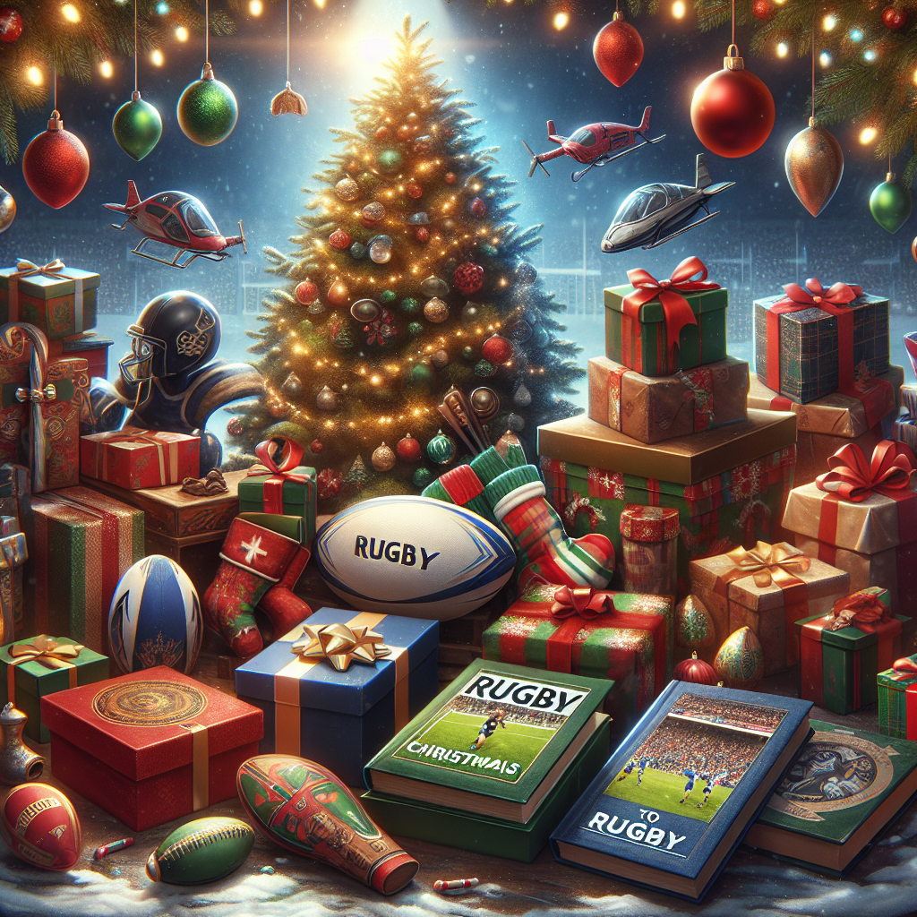 🏉🎁 Rugb'Books : Les cadeaux de Noël parfaits à offrir pour les passionnés du rugby 🎄📚