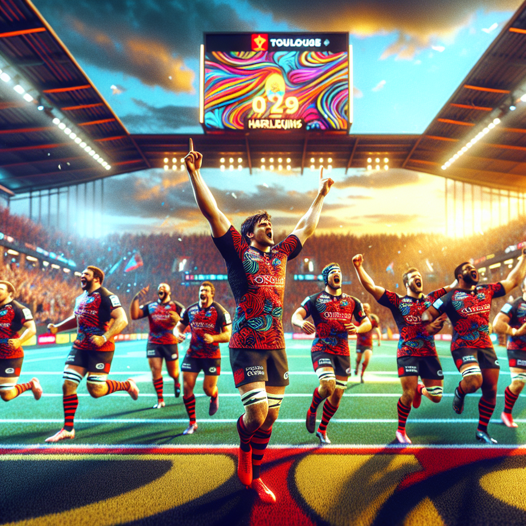 🏉 "🔥 Le Toulouse Rugby Club: Vainqueur fou face aux Harlequins! 😱"