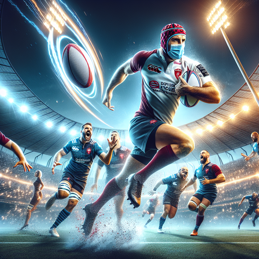 🏉⚡️"Billy Crawford : la folle course du métro, le plongeon ovale, masqué et décapant des Harlequins de Toulouse" 🚆✨