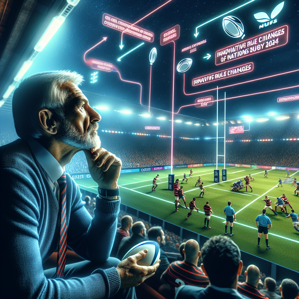 "🏉 Dévoilons le futur du rugby au 6 Nations 2024 ! Changeons les règles selon Nigel Owens 💪"