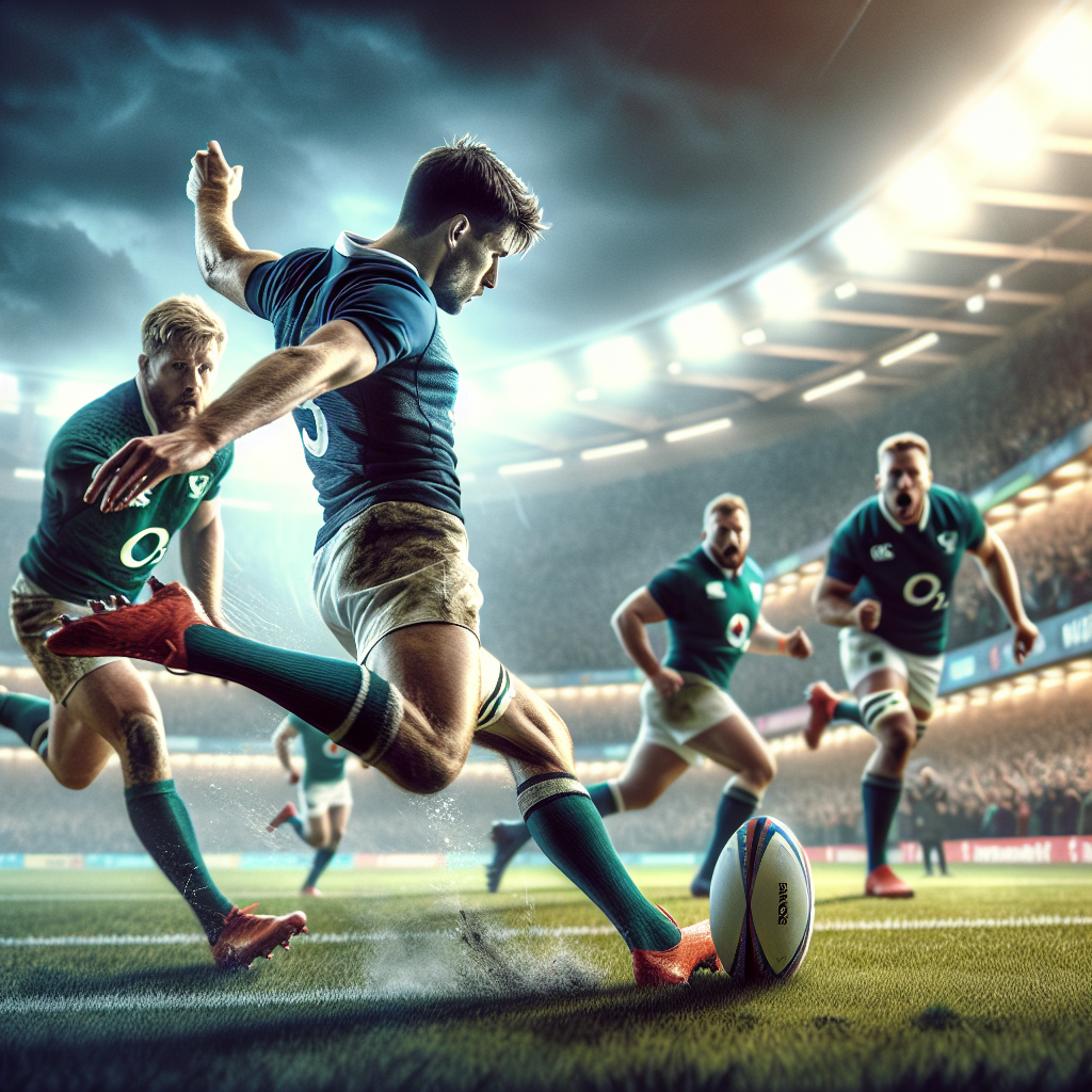 🏉💥 Fleuron du rugby : la passe au pied parfaite de Ramos pour l'essai de Lebel 🌟🔥