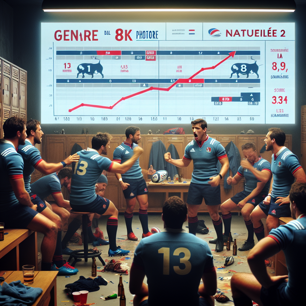 🏉 Résultats de la 13e journée du rugby en Nationale 2: Classements et surprises! 🏆📊