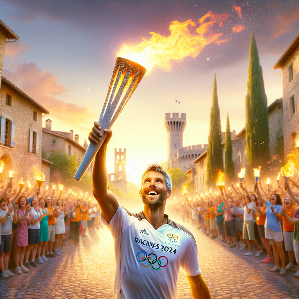 JO 2024 : un porteur de la flamme olympique dans l'Hérault, découvrez son portrait