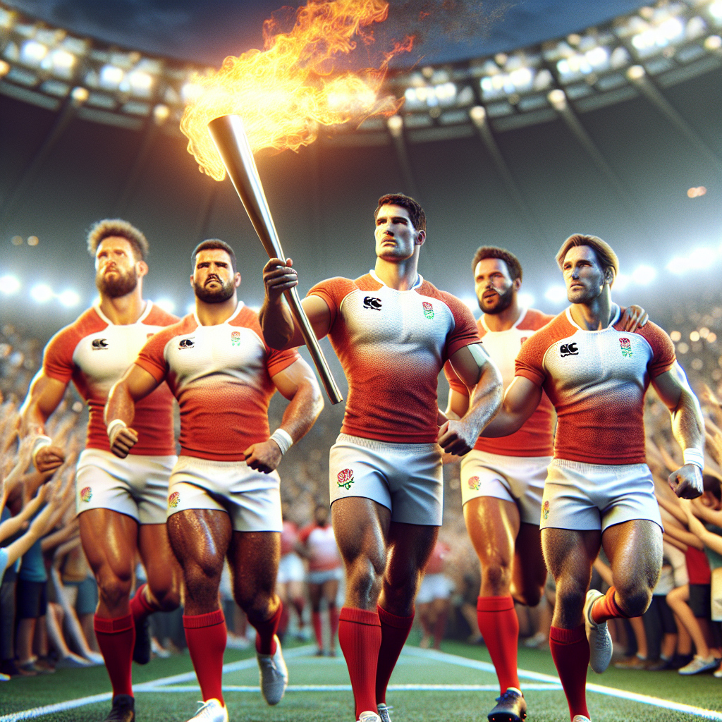 🔥 Des Stars du Rugby portent la Flamme Olympique de Paris 2024 ! 🏉✨