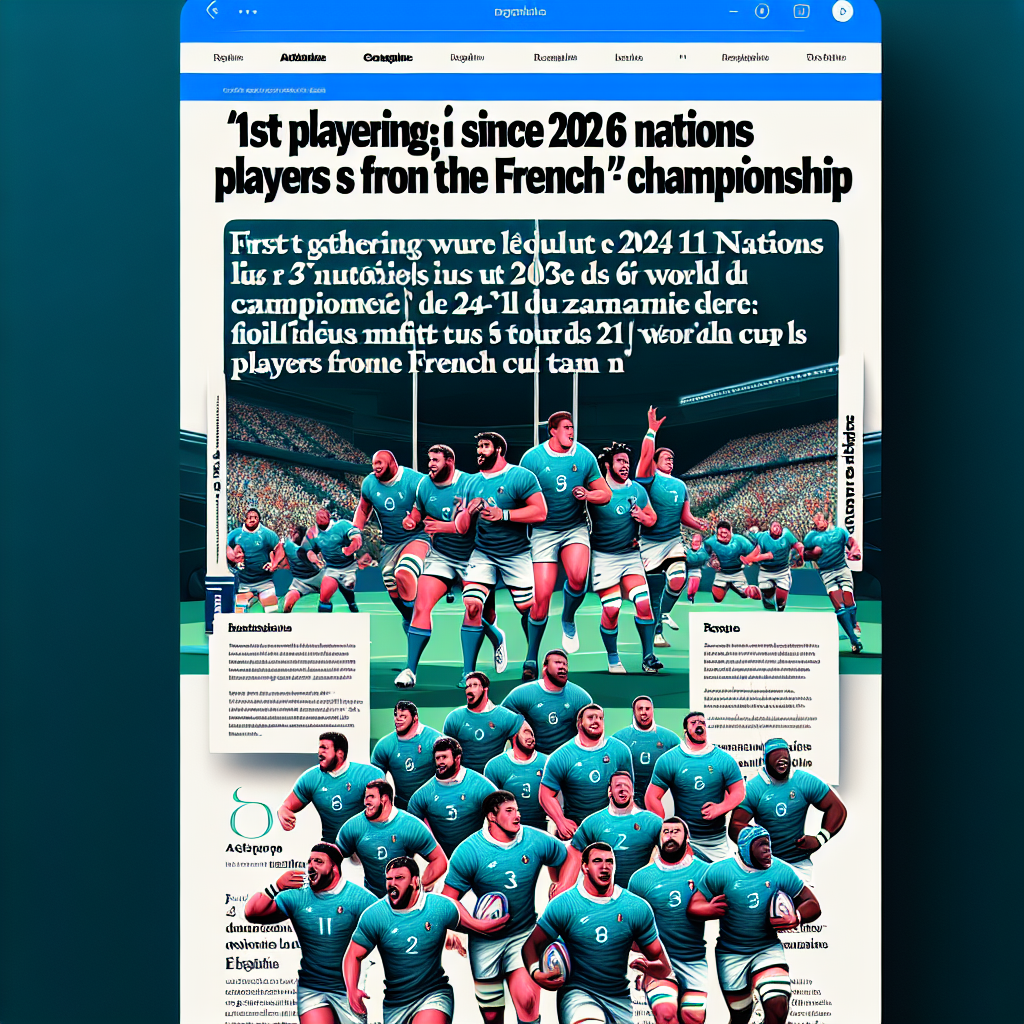 🏉🔥 Découvrez les 11 joueurs écartés de l'équipe du XV de France pour le 6 Nations 2024 ! 🚫🌍