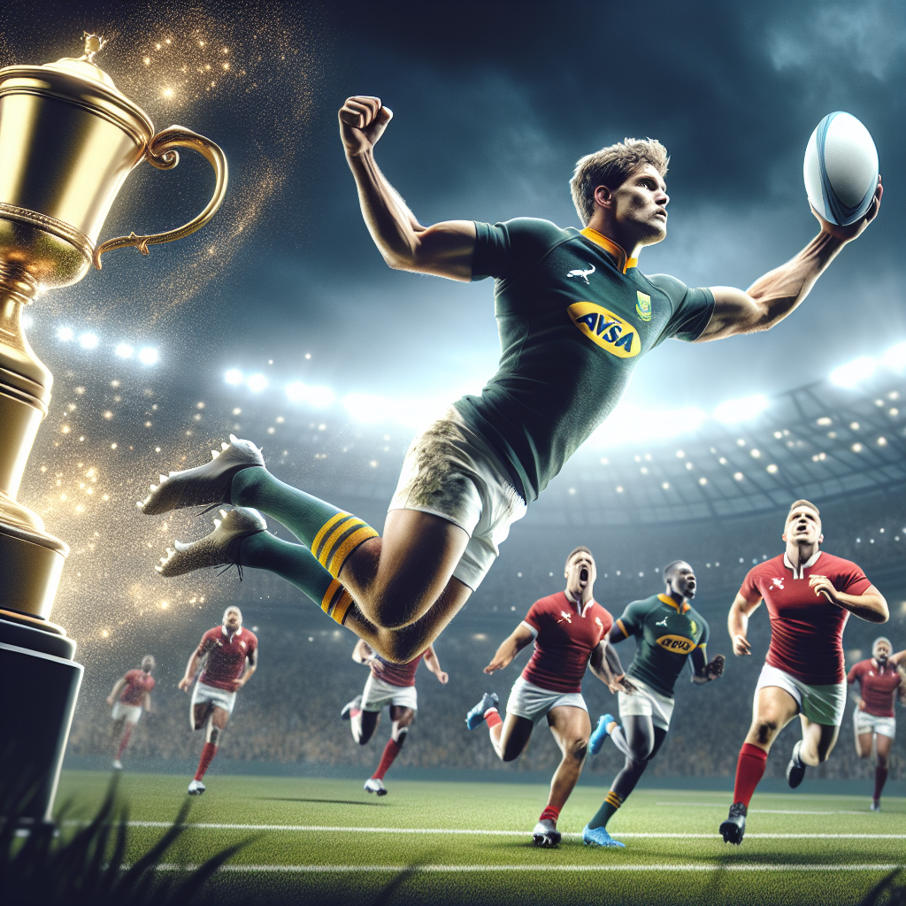 🏉 Le Bond Spectaculaire de Siya Kolisi avec le Racing 92 face à Cardiff 🏆✨