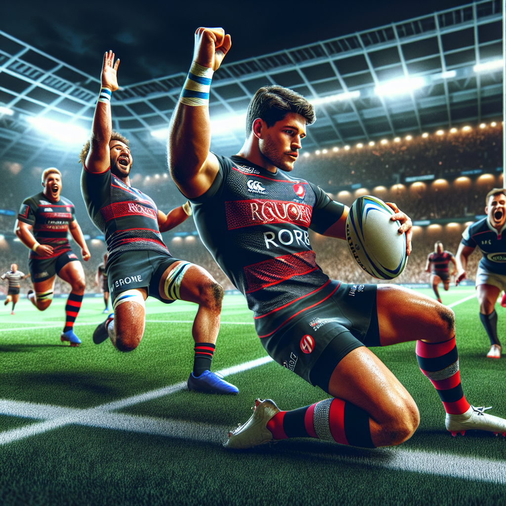 💥 L'essai spectaculaire de Maraku contre les Saracens : une performance inoubliable ! 🏉🔥