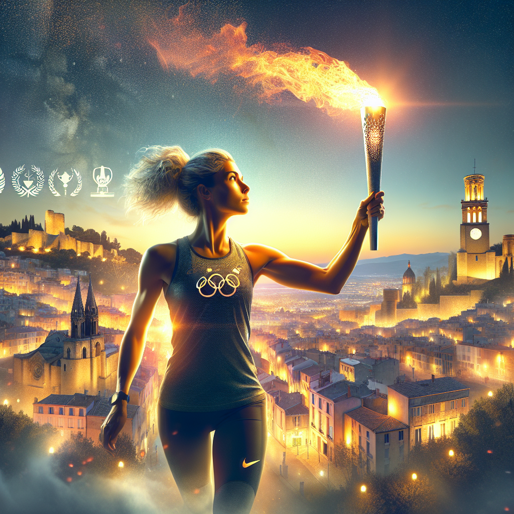 J0 2024. Flamme olympique : la sportive biterroise Alizée Collas choisie comme éclaireuse