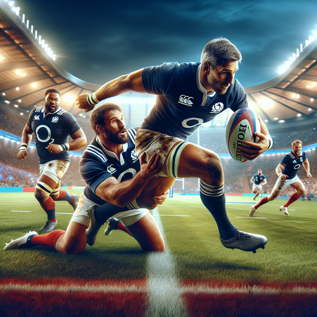 "Écosse 🏉 France : Le XV de France brille en 6 Nations 2024 avec la performance de Cros et Jalibert !"
