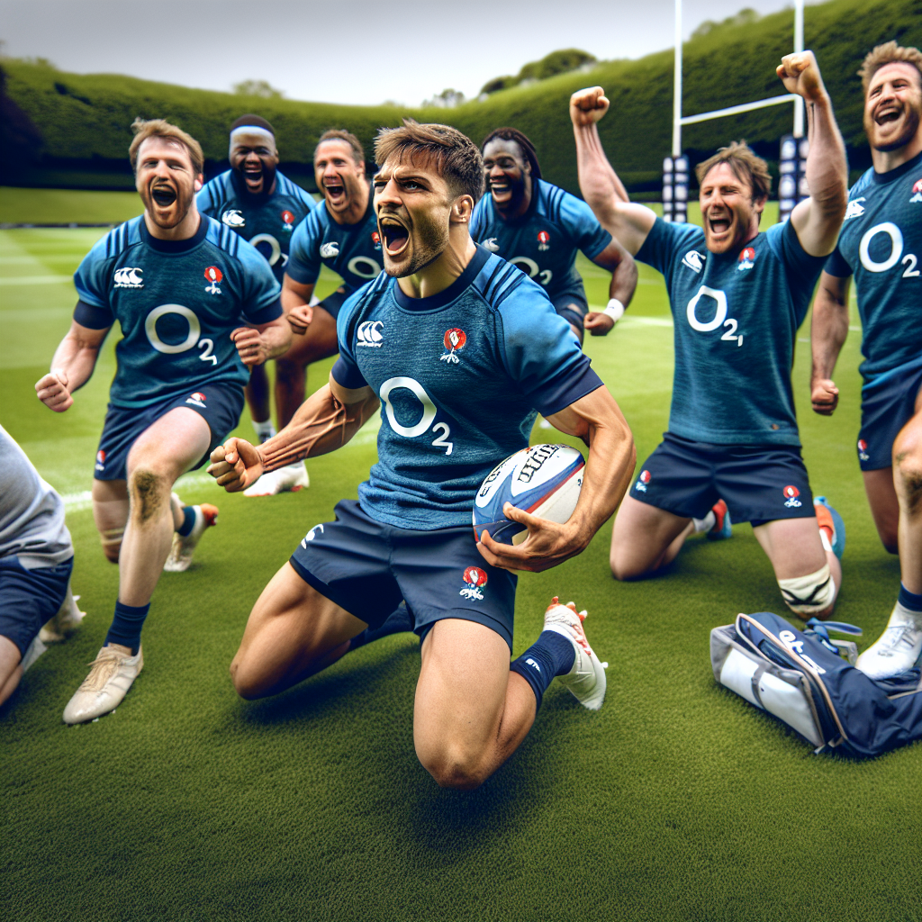 Entraînement passionnant pour le XV de France 🏉🔥🇫🇷: Biarrey et Bielle célèbrent une réussite!