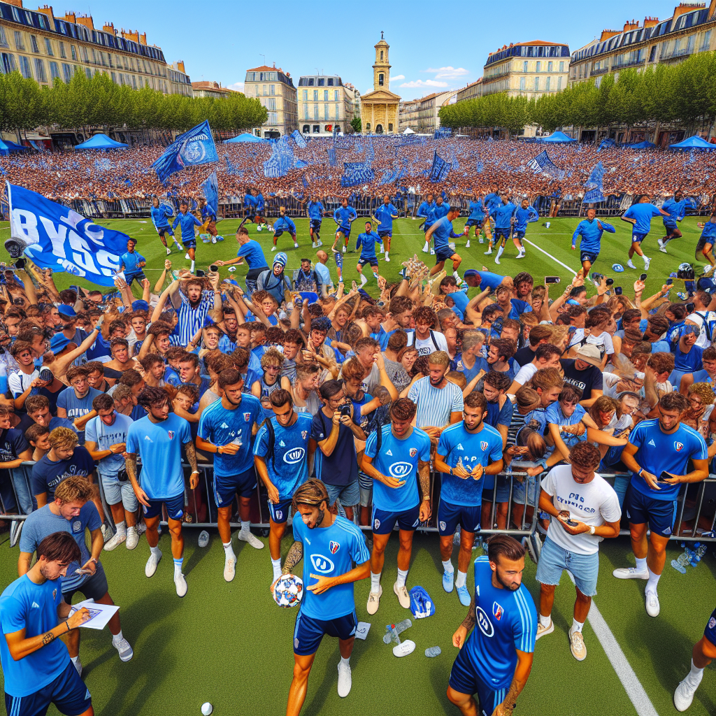 Montpellier : entraînement public et dédicaces aux côtés du MHSC