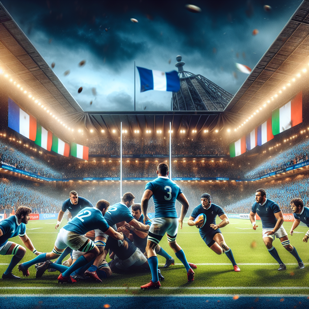 "🏉 Les choix audacieux de Galthié : la compo des Bleus contre l'Italie "