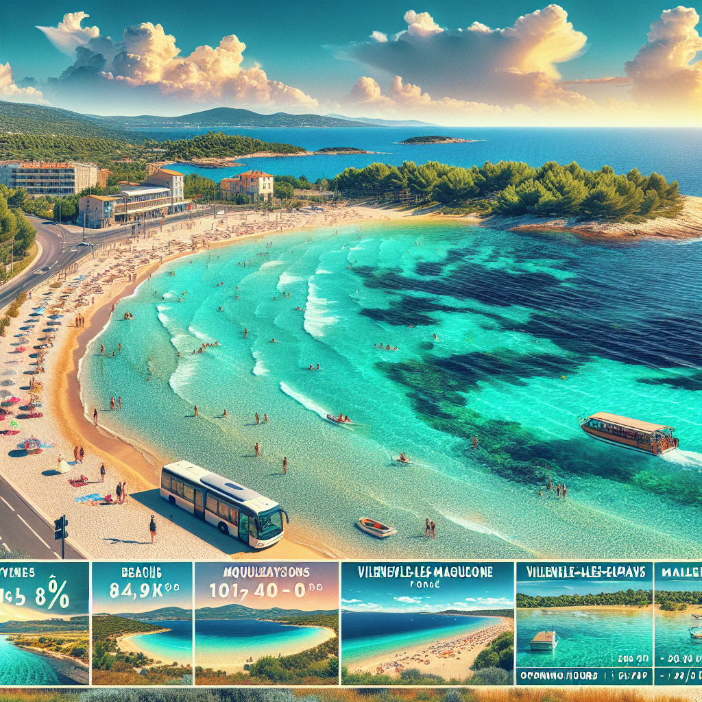 "Plages paradisiaques autour de Montpellier 🏖️: Navettes et bus pour un été sans souci!"