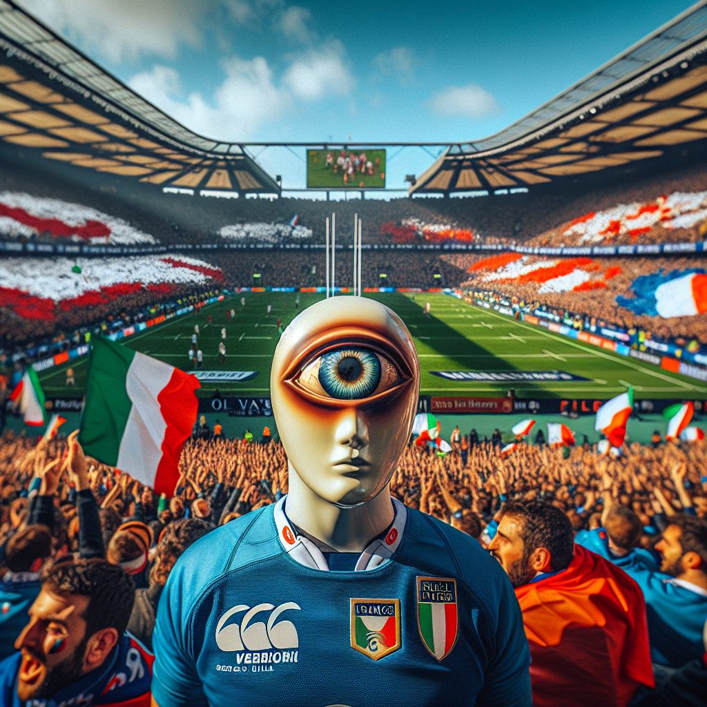 "Valorisico Kaiju : L'Oeil d'Ovale Masqué sur France-Italie 🏉💪"