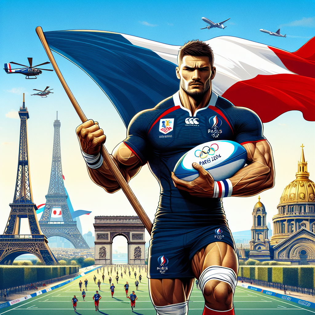 Les Français rêvent de voir Antoine Dupont porter le drapeau aux JO Paris 2024! 🏉🇫🇷