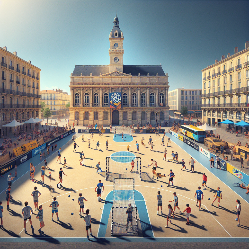 Montpellier : un village devant l'Hôtel de Ville pour découvrir le handball dans tous ses états