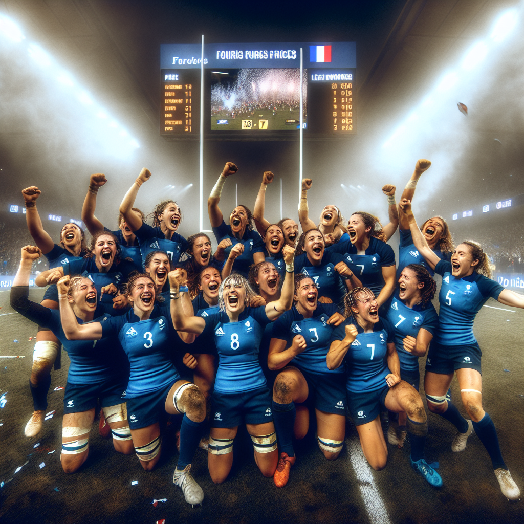 "Victoire éclatante de l'équipe féminine de France contre l'Irlande ! 🇫🇷💥 Les stars du match en pleine forme !"