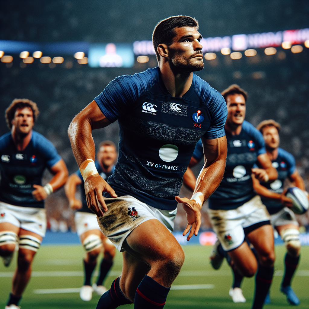 "Le rêve réalisé d'Alexandre Roumat avec le XV de France : une histoire de passion et de détermination! 🏉✨"