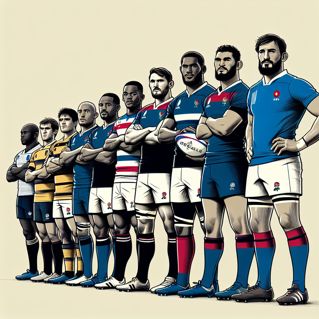 Les 8 finalistes pour le titre de Joueur de l'Année 🌟: un Français parmi les meilleurs 💪🏉