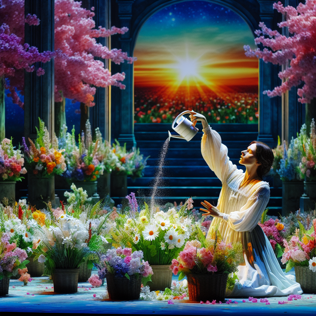 🌸 "Renouveler la vie en couleurs: Changer l'eau des fleurs le 24/04/2024" 🌼