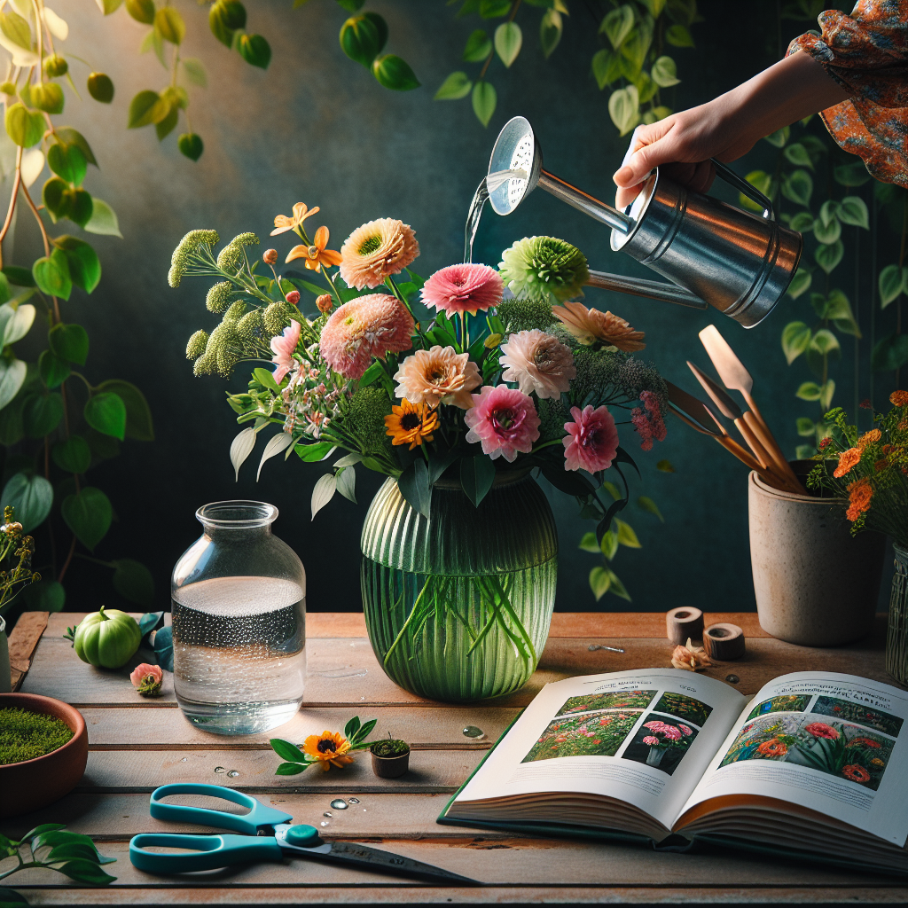 Changer l'eau des fleurs | Programme
