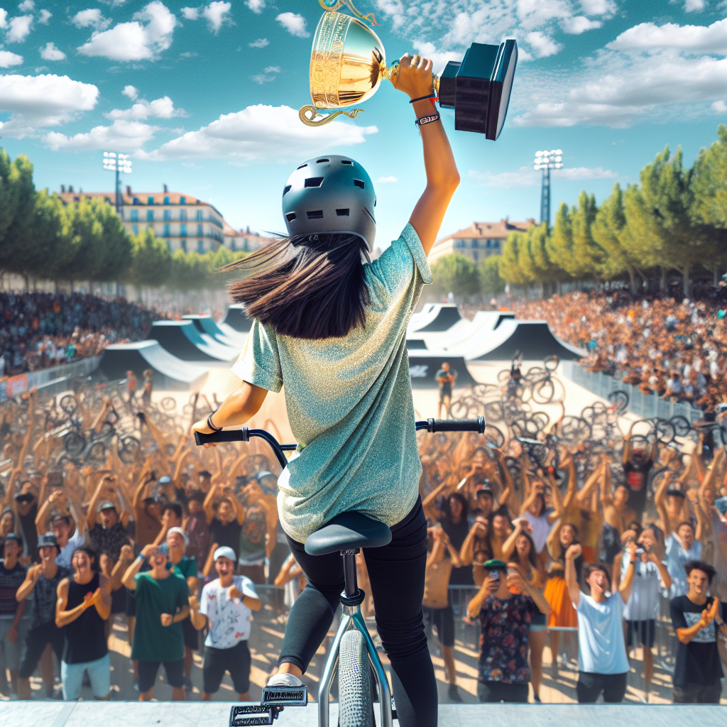 FISE Montpellier : Laury Perez remporte la finale du BMX freestyle