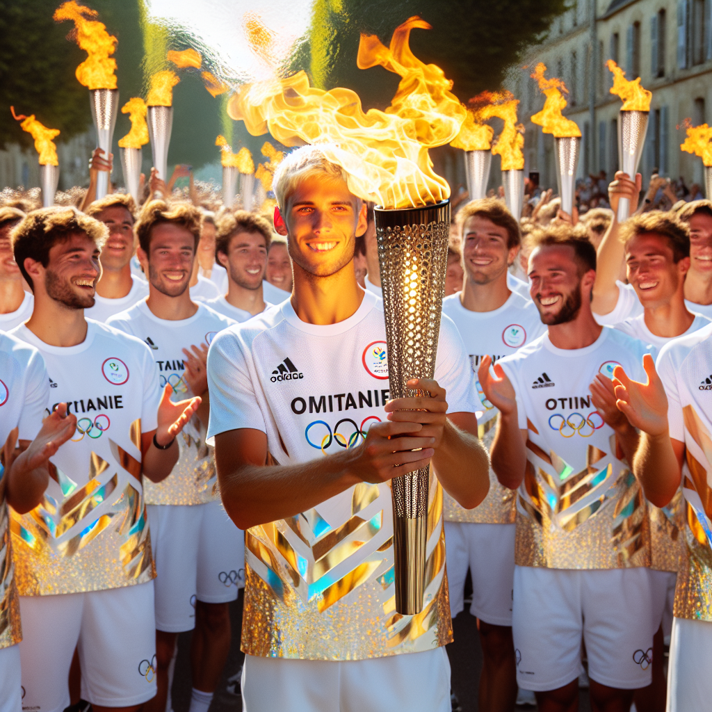 🔥 La Flamme Olympique en Occitanie : Les Champions Partagent Rêves et Ambitions pour 2024 🌟