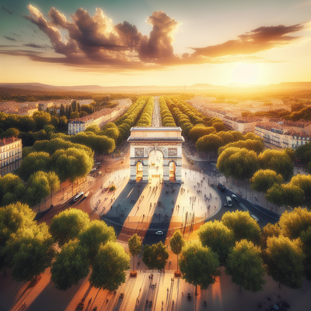 "Découvrir l'Arc de Triomphe et les Dimanches du Peyrou à Montpellier 🏛️🌳"