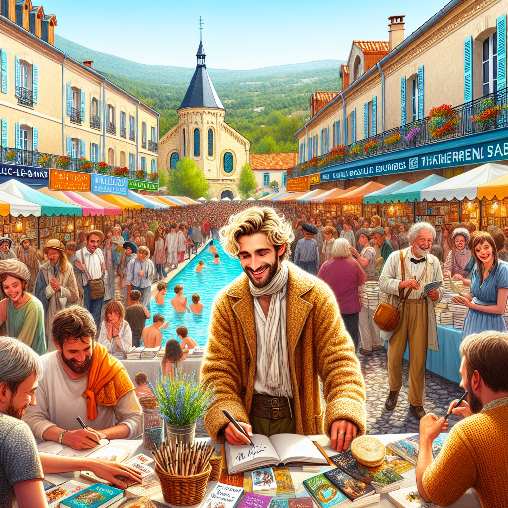"📚🎭 Benjamin Douba-Paris en Dédicace au Printemps des Artistes à Balaruc-les-Bains"
