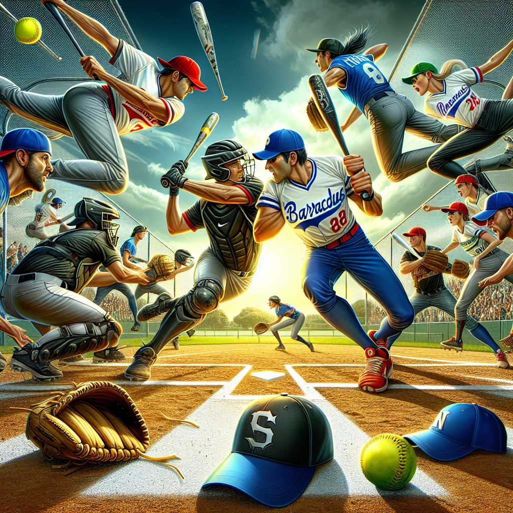 BARRACUDAS VS NICE & PESSAC (CHAMPIONNATS DE FRANCE SOFTBALL D1)