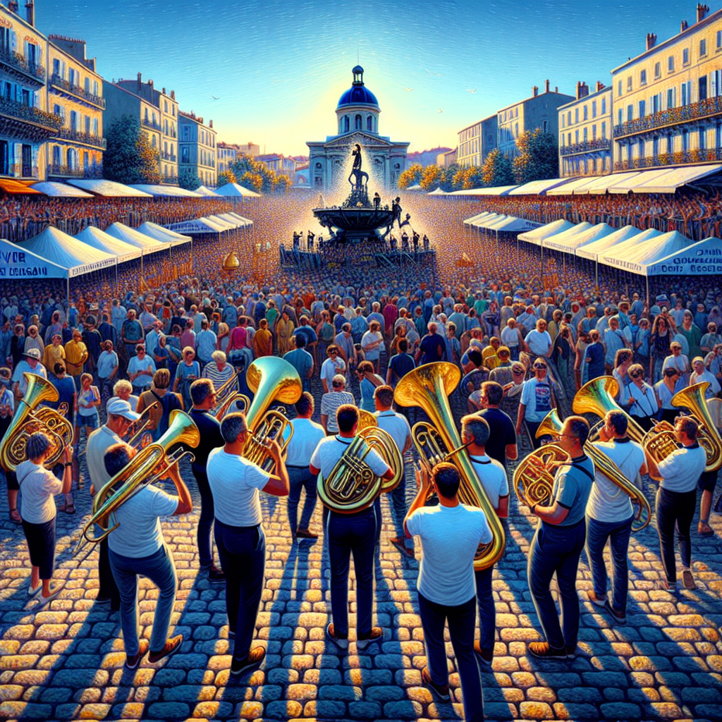 🎺 Montpellier en Fête : Trois Fanfares Animent Port Marianne ! 🎉