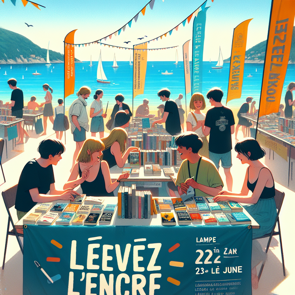 "📚✨ Festival Literraire à Carnon-Plage : Levez l'Encre Reprend du Service ! 🌊🎉"