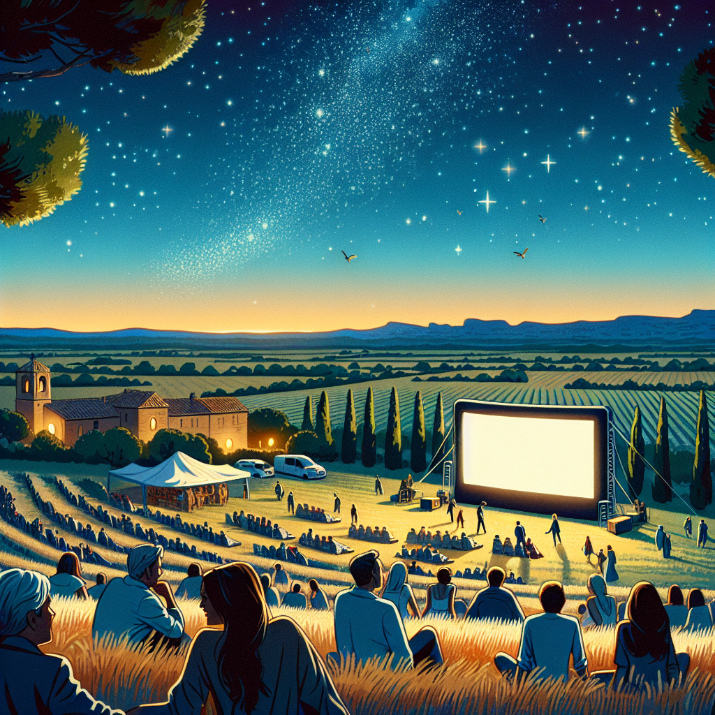 🎬✨ Cinéma sous les Étoiles près de Montpellier : Une Soirée Magique à Prades-le-Lez!