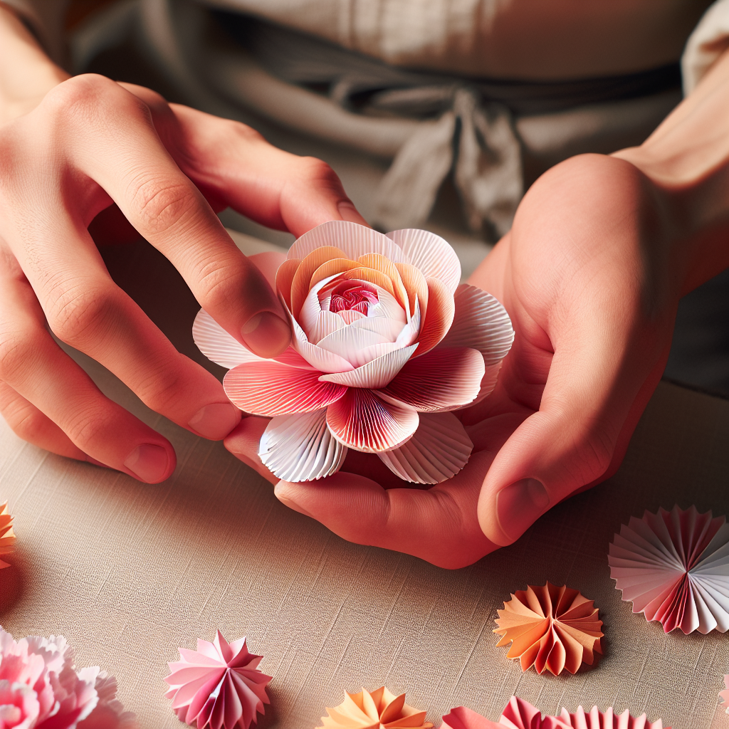 SAVOIR-FAIRE PARTAGÉ : FABRIQUE UNE PIVOINE EN PAPIER