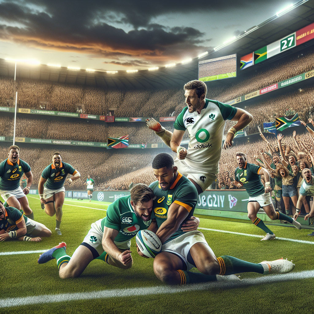 "L'Afrique du Sud triomphe de l'Irlande : les points forts et faibles du choc 🏉🇿🇦🇮🇪"