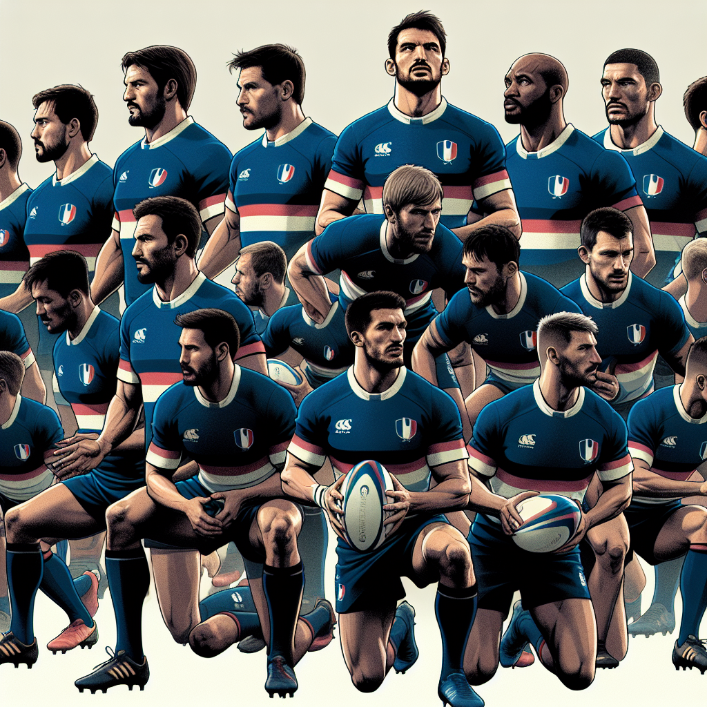 "Découvrez les stars du rugby français pour les JO Paris 2024 🏉🇫🇷"