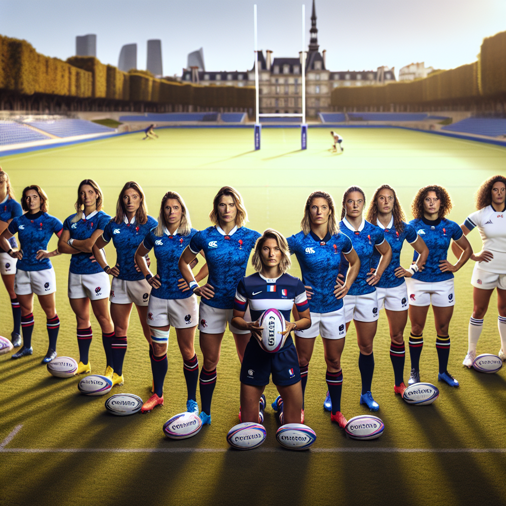 "Paris 2024 : Les 14 héroïnes du rugby féminin français 🏉✨"