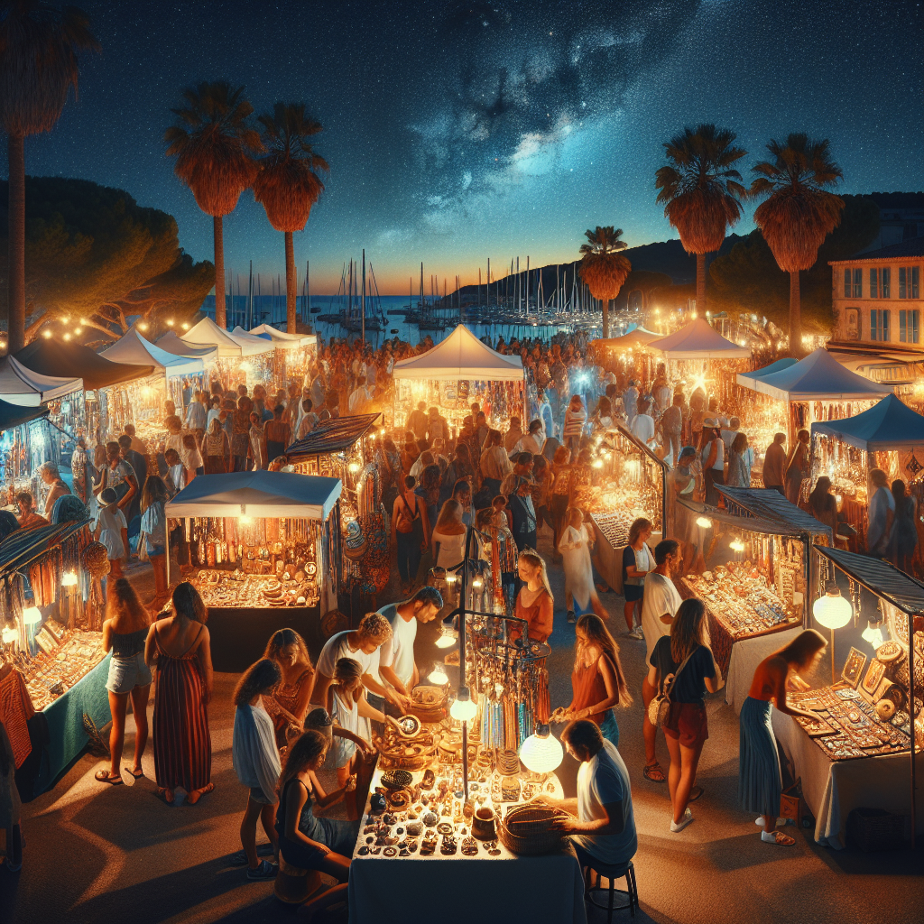 🔆 Retour des Étoiles Artisanales : Marché Nocturne à Frontignan-Plage ! 🌙