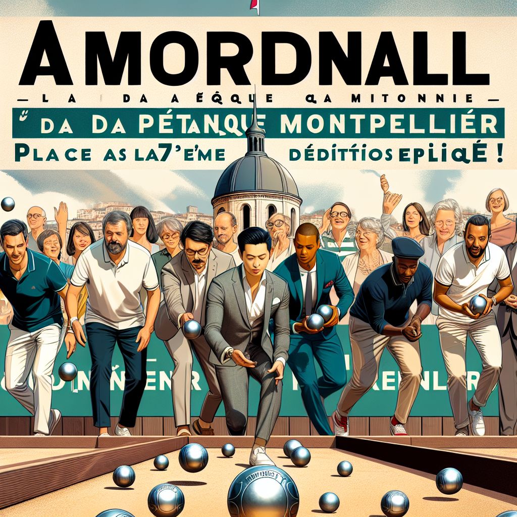 Montpellier. Mondial de la Pétanque : les boules sont lancées pour une septième édition