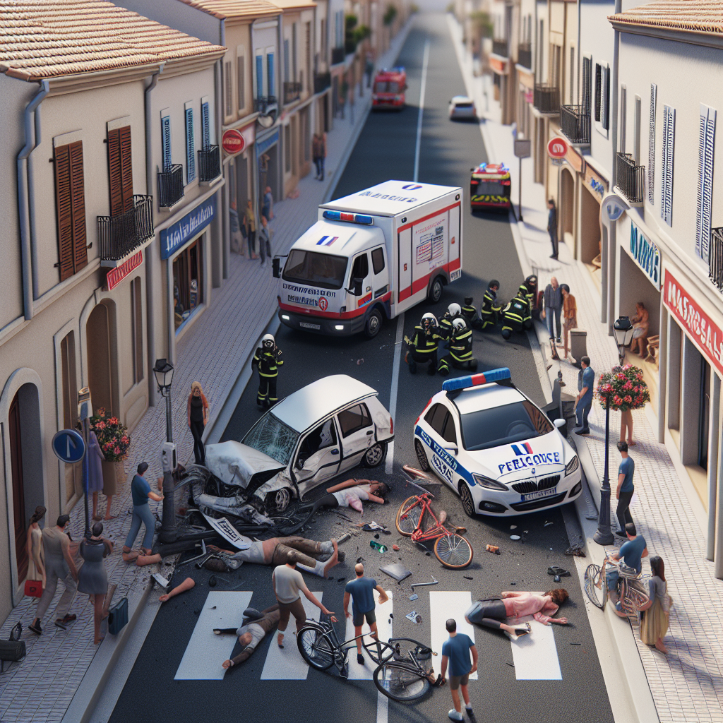 Hérault. Marseillan : la collision entre une voiture et un vélo fait trois victimes, dont une décédée