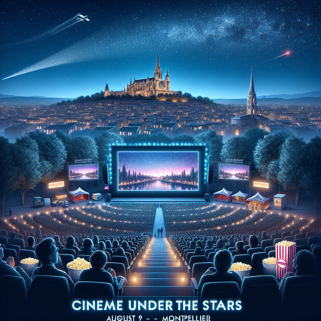 🌌✨ Plongez dans le Cinéma Sous les Étoiles 2024 à Montpellier : Réservez vos Billets ! 🍿🎬