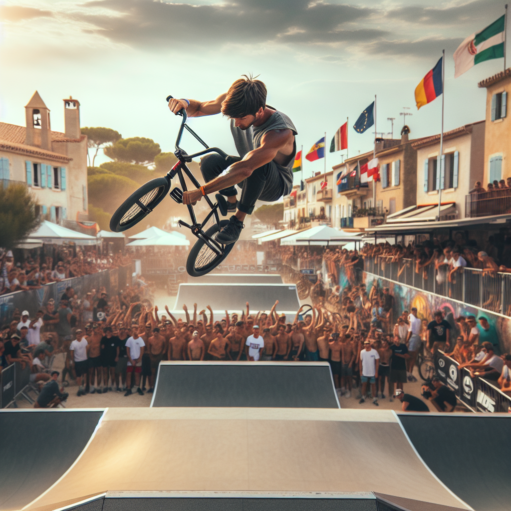 BMX freestyle : le Sérignanais Anthony Jeanjean vice-champion d'Europe