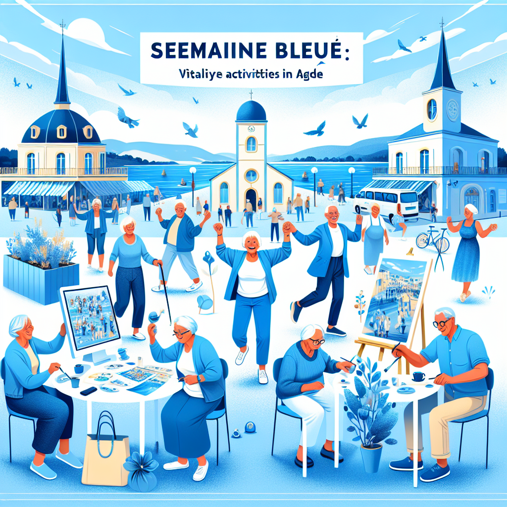 "🌟 Semaine Bleue 2024 : Activités Vitalité et Rencontres à Agde 💙"