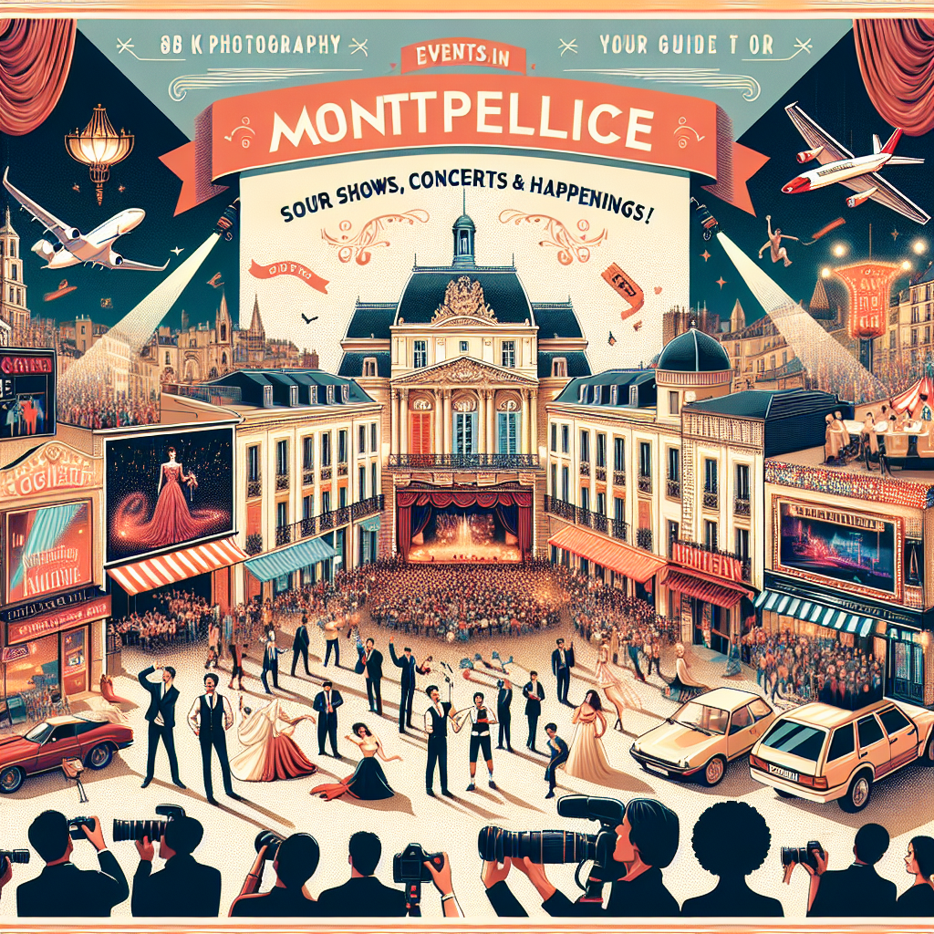 "🎭 Événements à Montpellier : Votre Guide des Spectacles, Concerts & Manifestations ! 🎶"