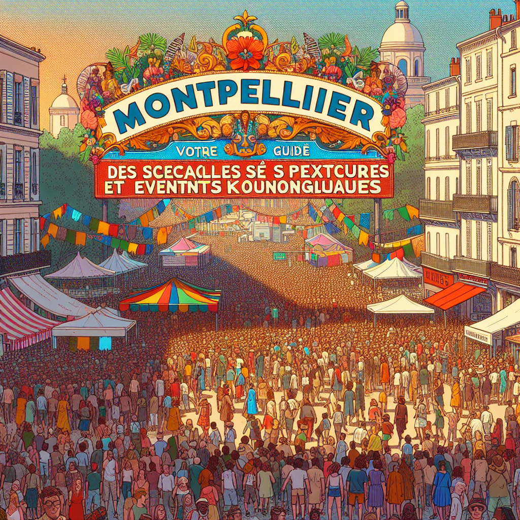 🎉 Montpellier : Votre Guide des Spectacles et Événements Incontournables ! 🎶✨