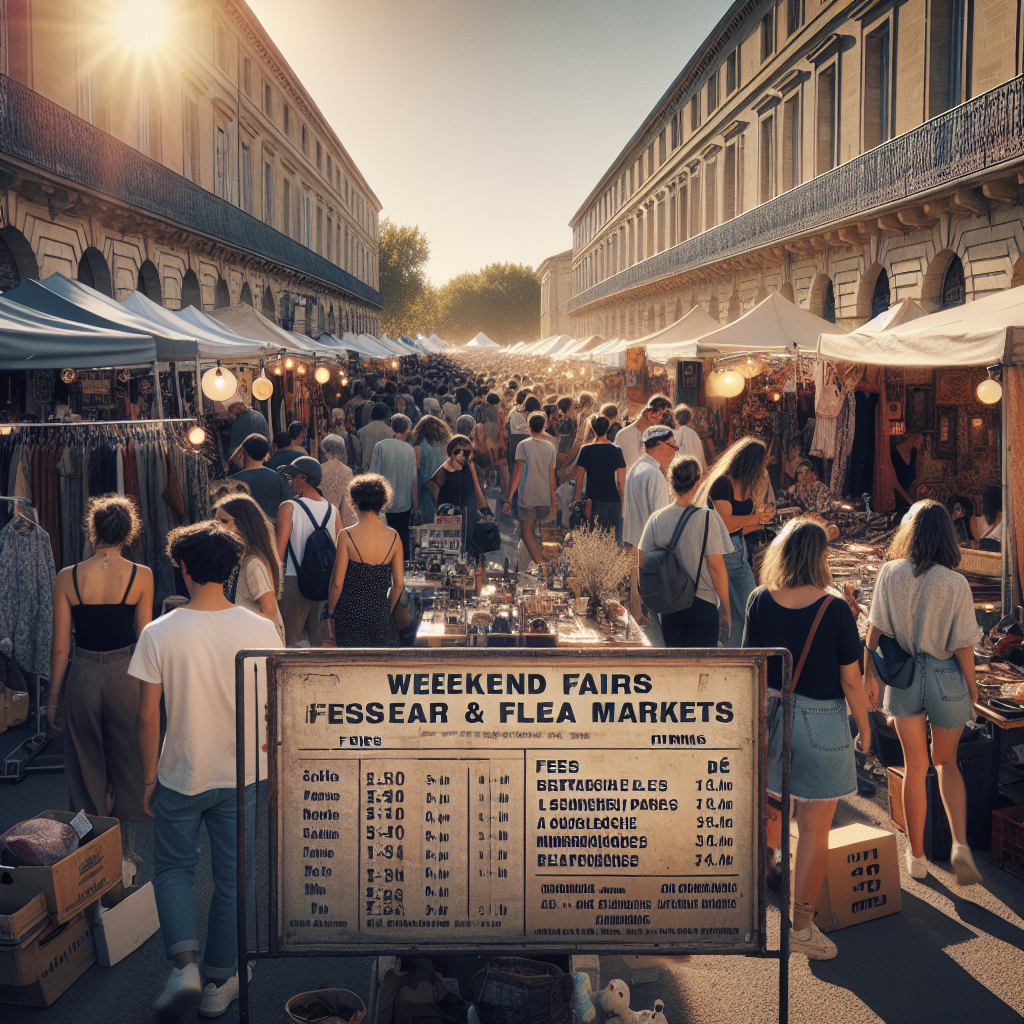 "🛍️ Découvrez les Indispensables Foires et Brocantes à Montpellier Ce Week-end ! 🌟"