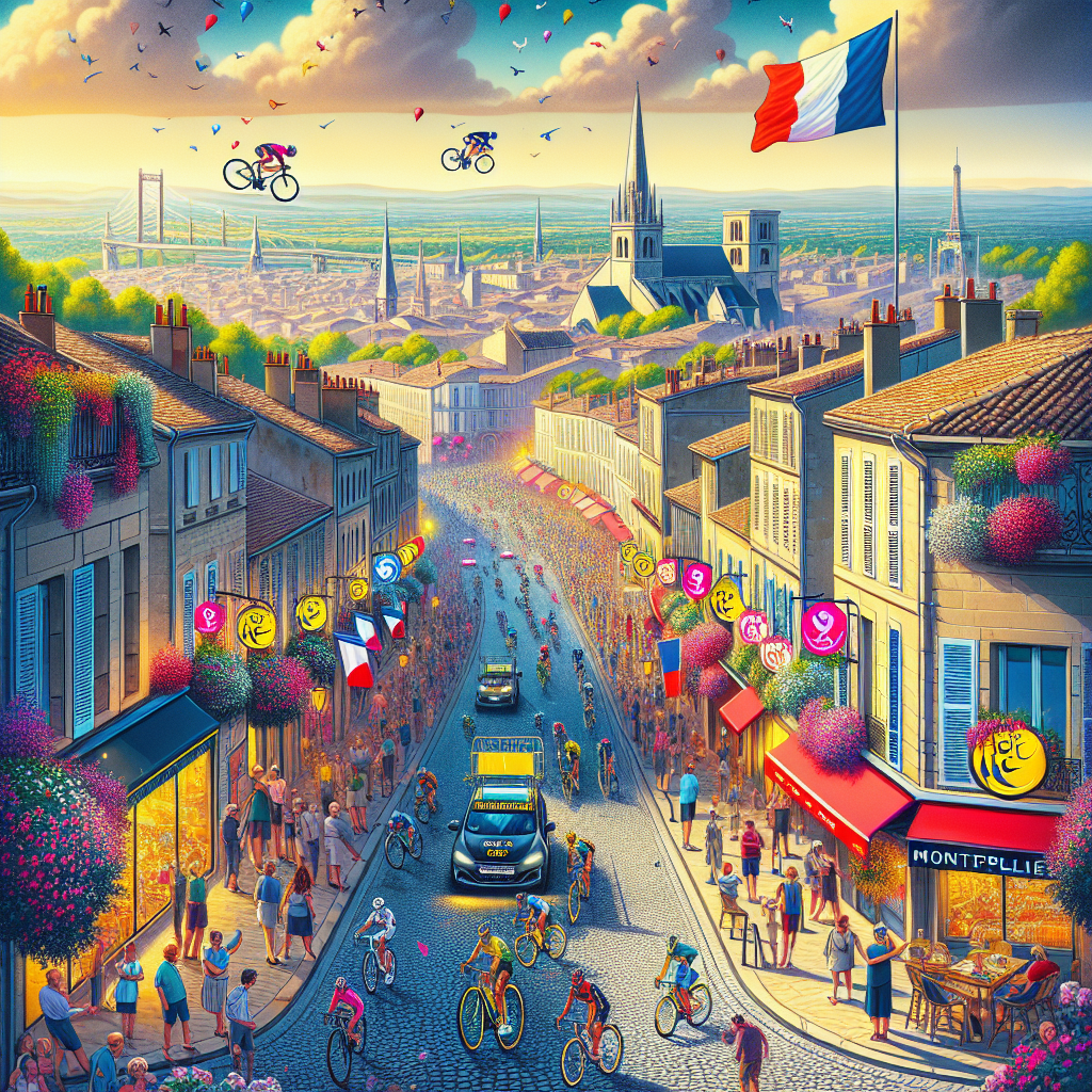 MONTPELLIER VILLE ÉTAPE DU TOUR DE FRANCE 2025